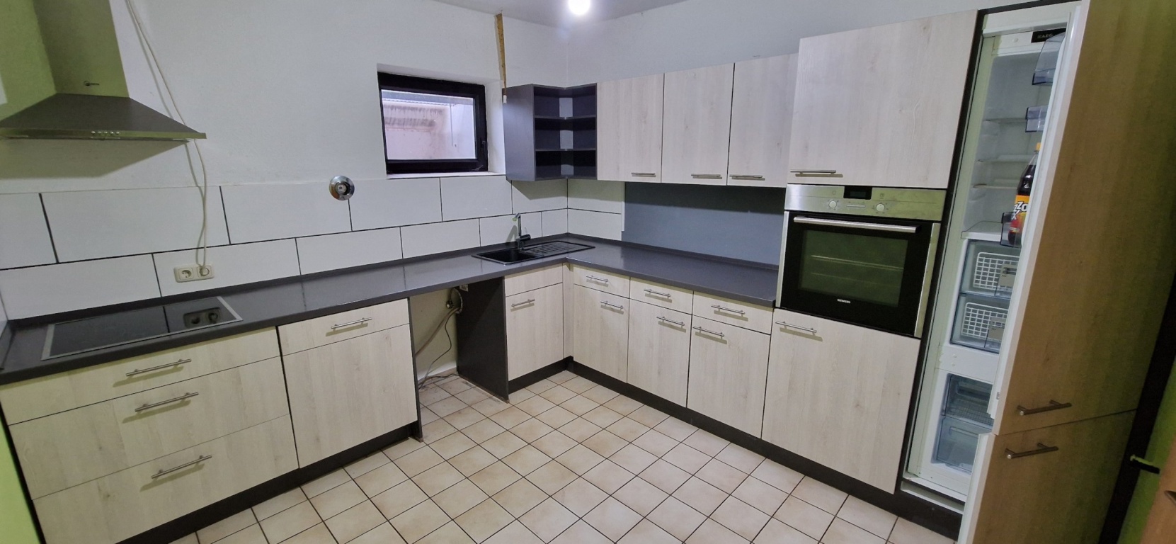 Flat Schönstadt Teichweg 2 - Die Küche mit Aussparung für eine Waschmaschine