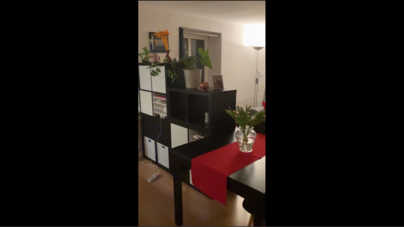 Apartamento Sendling Schöttlstraße - Wohnküche - Trennwand zwischen Wohnbereich und Küche