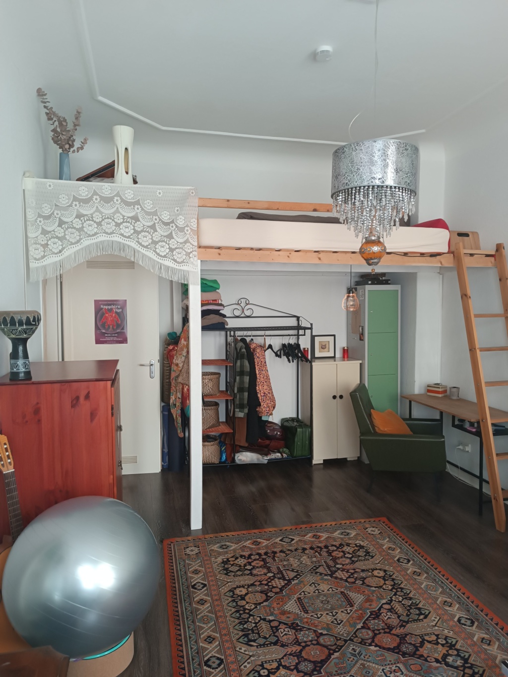 01.-31.10.26: Süße 1-ZW in Neukölln voll möbliert mit Hochbett – Okerstraße, 12049 Berlin Neukölln – Vorschaubild 3