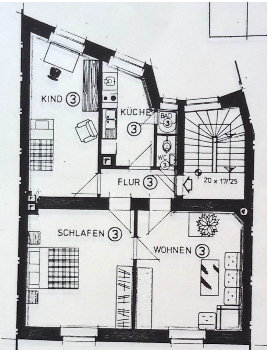 Flatshare Sachsenhausen Seehofstraße 23 - picture 4