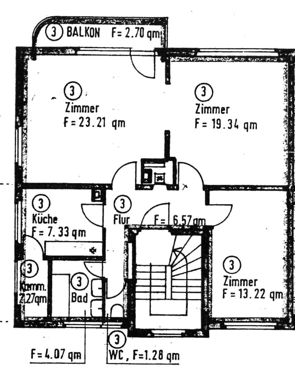 Helle 3er-WG-geeignete 3-Zimmer-Wohnung mit Balkon, Gartenmitnutzung & Blick ins Grüne in Stuttgart-West Kräherwald – Köllestraße 3, 70193 Stuttgart West – Vorschaubild 10
