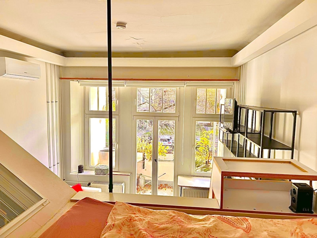 1-Zi.-Wohnloft, hell, Nähe U-Bhf, Schlosspark, Stuttgarterplatz, möbliert eigenes Bad, Küche Balkon, Südostlage, Aufzug, – Windscheidstraße 2, 10627 Berlin Charlottenburg – Vorschaubild 4