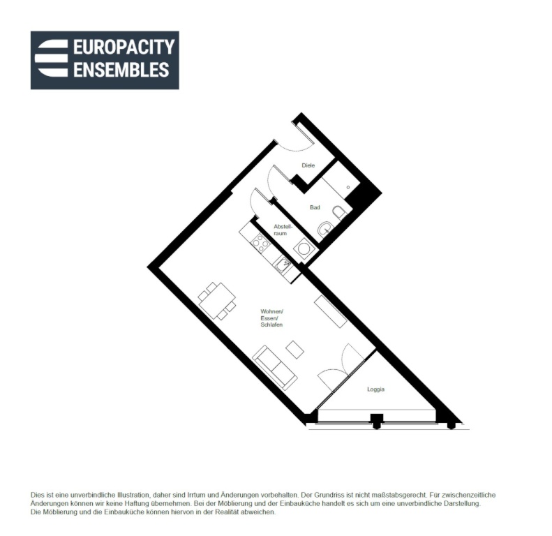 Own Your Style – Stylisches 1-Zimmer-Apartment mit Loggia im Herzen Berlins – Lisa-Fittko-Straße 11, 10557 Berlin – Vorschaubild 17