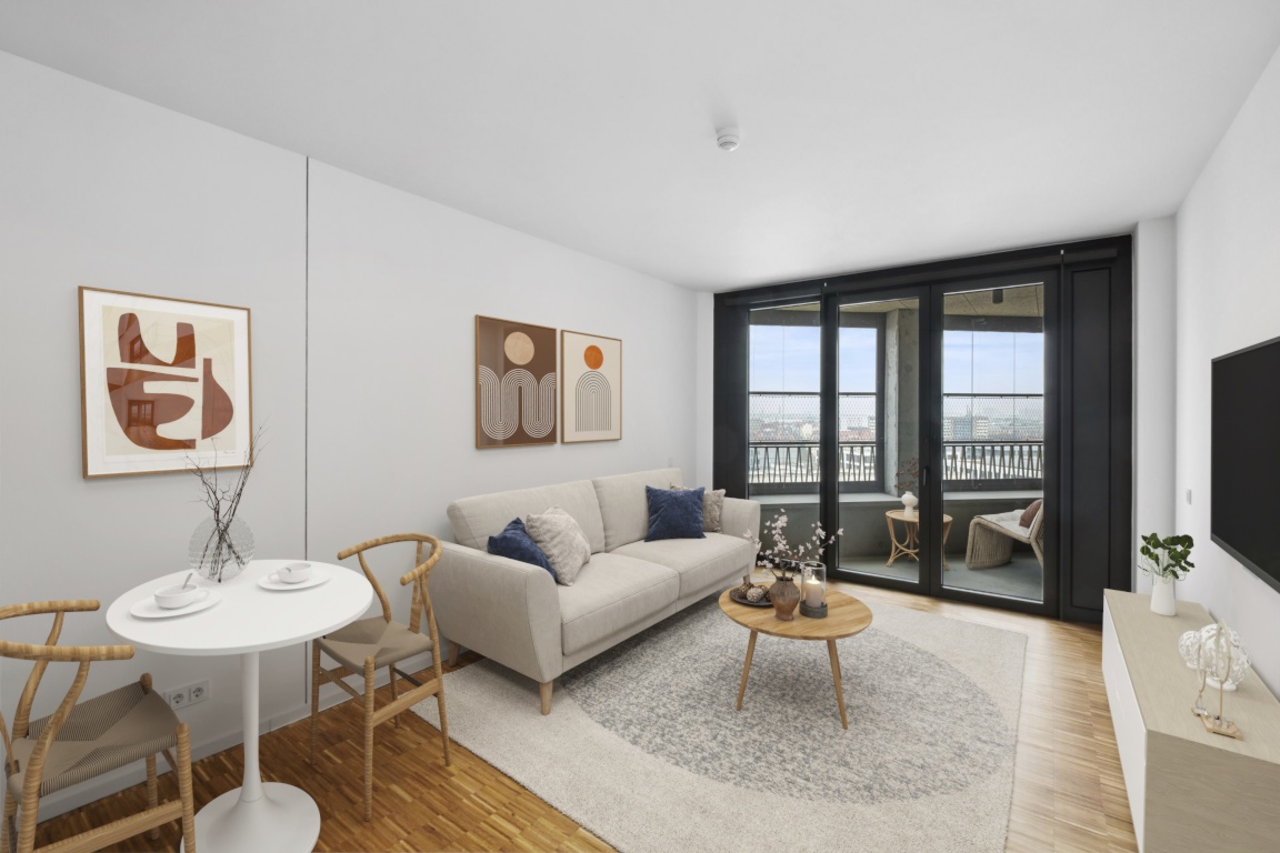 Own Your Style – Stylisches 1-Zimmer-Apartment mit Loggia im Herzen Berlins – Lisa-Fittko-Straße 11, 10557 Berlin – Vorschaubild 4