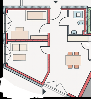 Anzeigenbild: charmantes Neubau Zimmer in 2er WG