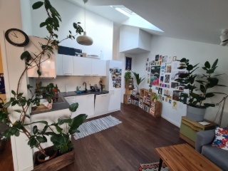 Ad image: Dachgeschosswohnung mit Balkon nahe Augarten zur Untermiete im Februar
