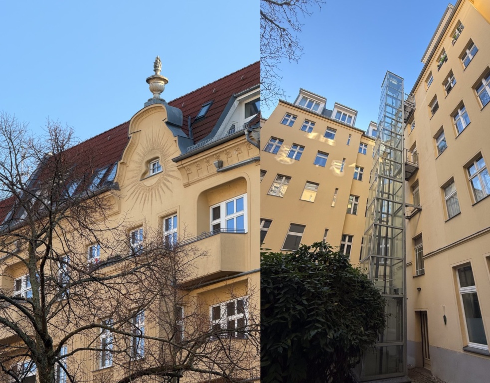 Sonnige 1 Zimmer-Wohnung 4 Etage (Fahrstuhl) neu renoviert und eingerichtet in Prenzlberg – Schivelbeiner Str. 42, 10439 Berlin Prenzlauer Berg – Vorschaubild 5