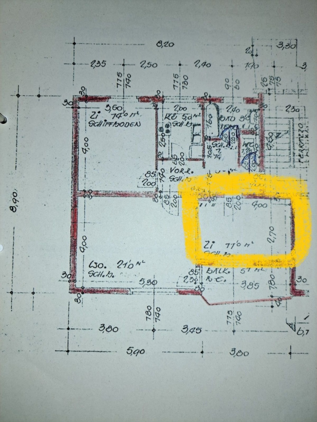 Flatshare Herrnau Friedensstraße 20 - Grundriss