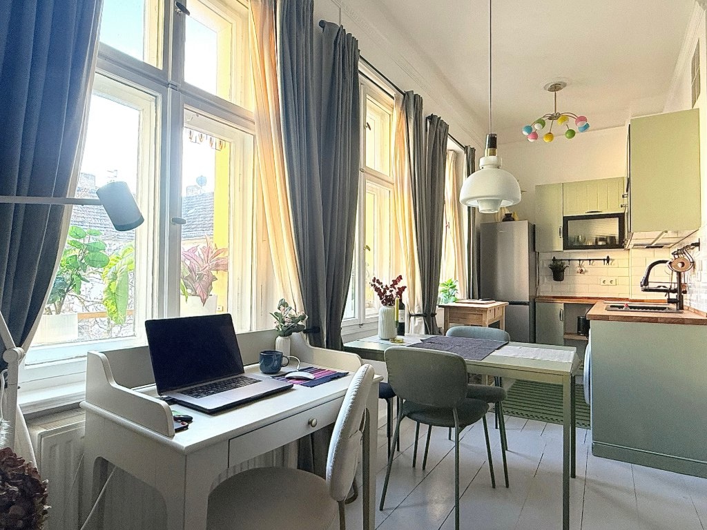 Sonnige 1 Zimmer-Wohnung 4 Etage (Fahrstuhl) neu renoviert und eingerichtet in Prenzlberg – Schivelbeiner Str. 42, 10439 Berlin Prenzlauer Berg – Vorschaubild 8