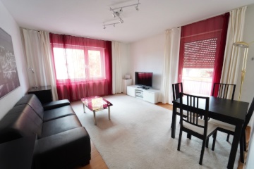 Anzeigenbild: Möblierte 2-Zimmer Wohnung mit Balkon am Killesberg