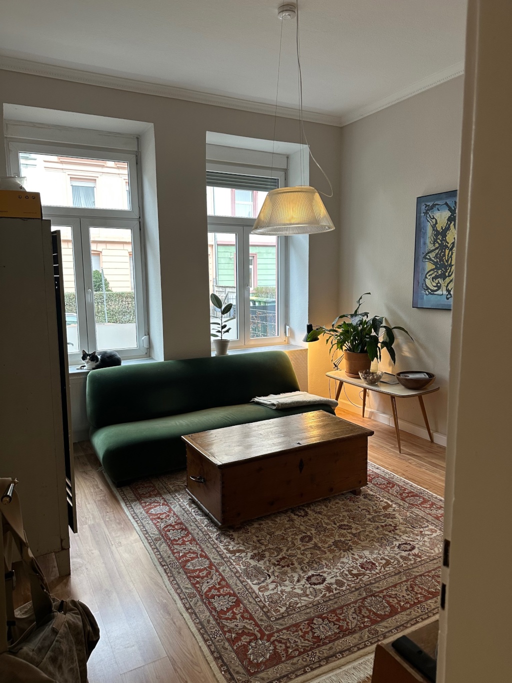 Wohnung Nordend-Ost Neuhofstraße - Flur Richtung Wohnzimmer
