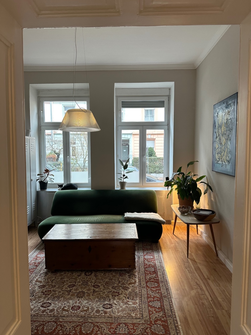 Wohnung Nordend-Ost Neuhofstraße - Küche Richtung Wohnzimmer