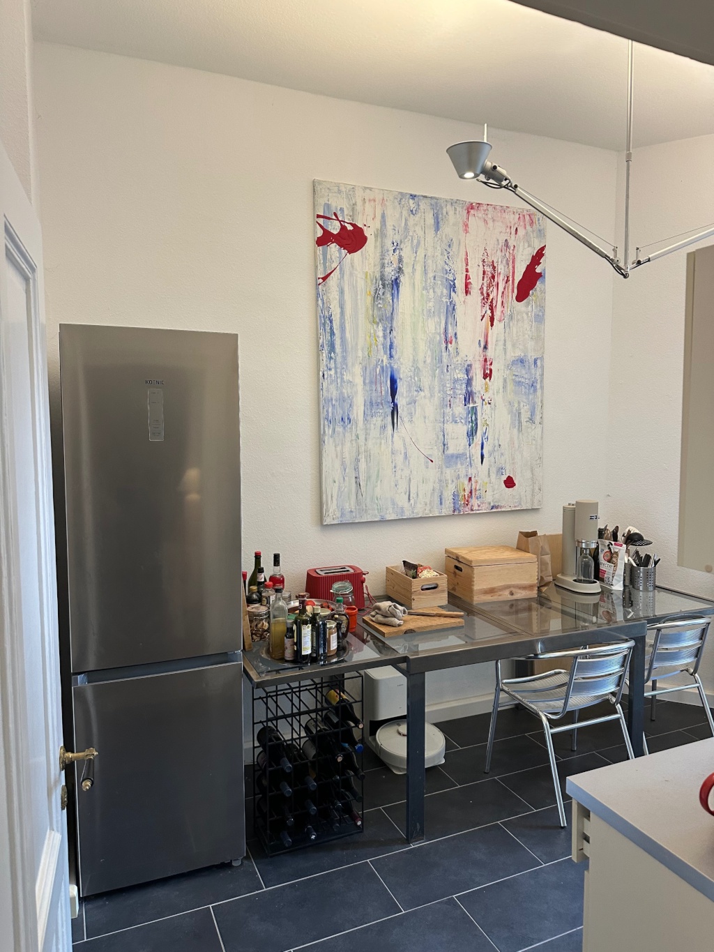 Wohnung Nordend-Ost Neuhofstraße - Flur Richtung Küche