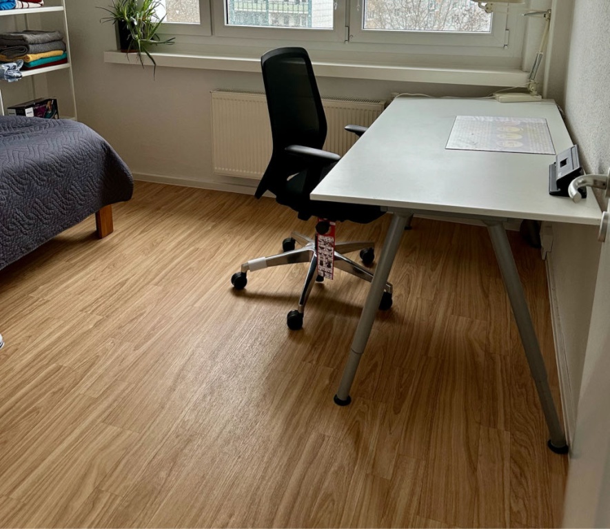 Apartamento Lichtenberg Storkower Straße 41 - ergonomischer Arbeitsplatz mit Parkblick