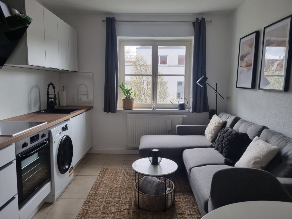 möbliertes Apartment mit -Balkon – im Waldstrassenviertel – Max-Planck-Straße 34, 4105 Leipzig Zentrum-Nordwest – Vorschaubild 3