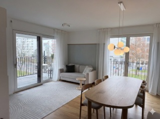 Ad image: Exklusive Zwischenmiete – Moderne, barrierefreie 3-Zimmer-Neubauwohnung mit großer Terrasse nahe Wasserturm | März–Mai 2026 | 1.800 € warm