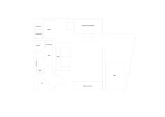 Renovierte moderne möblierte helle 2-Zimmer-Wohnung