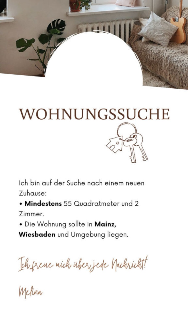 Ad image: SUCHE Wohnung in Mainz und Umgebung