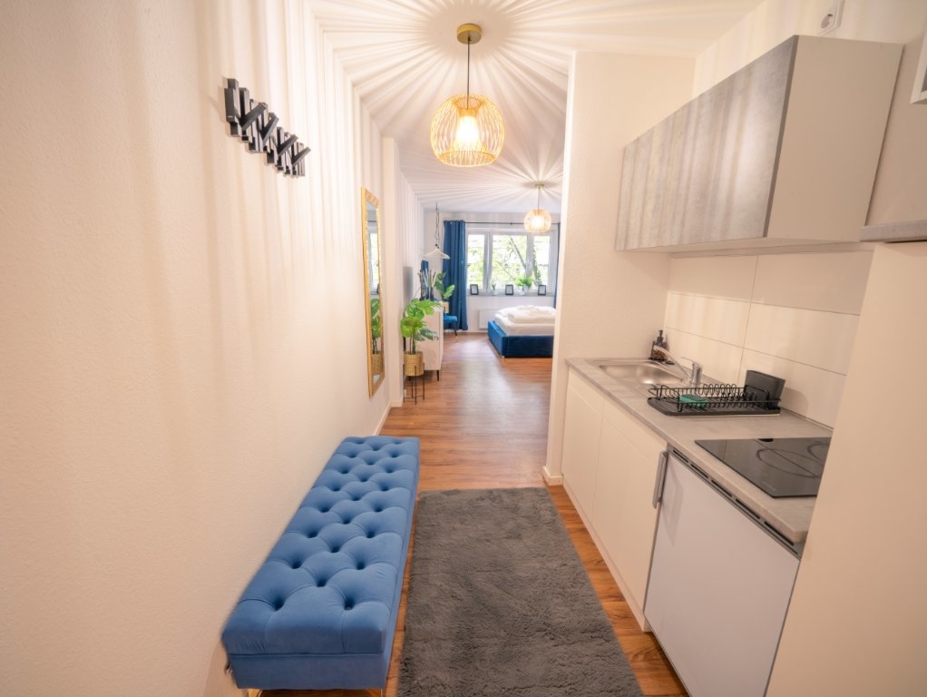 Modernes City-Studio am Hbf | Home-Office 💻 | All-Inclusive – 68165 Mannheim Schwetzingerstadt – Vorschaubild 6