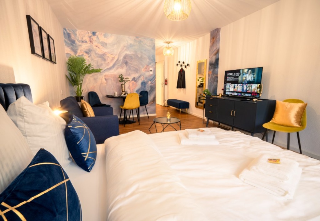 Premium Studio Hbf | Parkplatz 🚗 | Home-Office 💻 | All-Inclusive – 68165 Mannheim Schwetzingerstadt – Vorschaubild 2