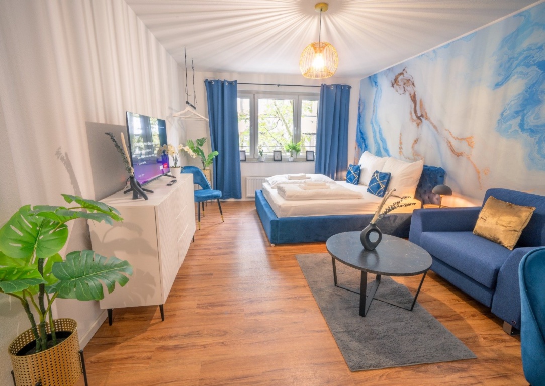 Modernes City-Studio am Hbf | Home-Office 💻 | All-Inclusive – 68165 Mannheim Schwetzingerstadt – Vorschaubild 5