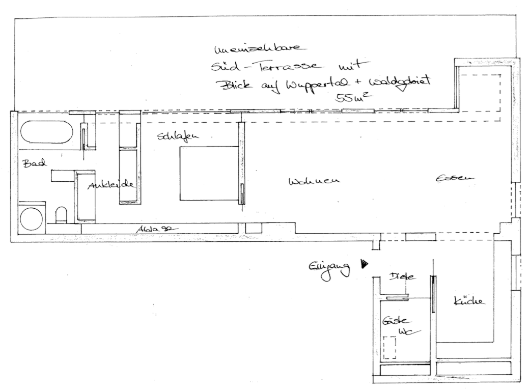 Flat Elberfeld Egenstrasse - Grundriss