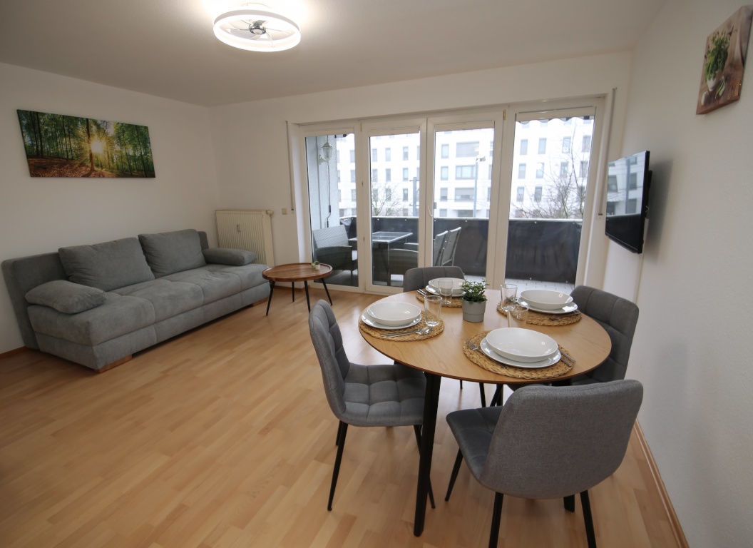 Langzeitmiete – Hochwertig möblierte 2-Zimmer-Wohnung mit Balkon & Garage in Karlsruhe-Oberreut – Wilhelm-Leuschner-Straße 47, 76189 Karlsruhe Oberreut – Vorschaubild 15