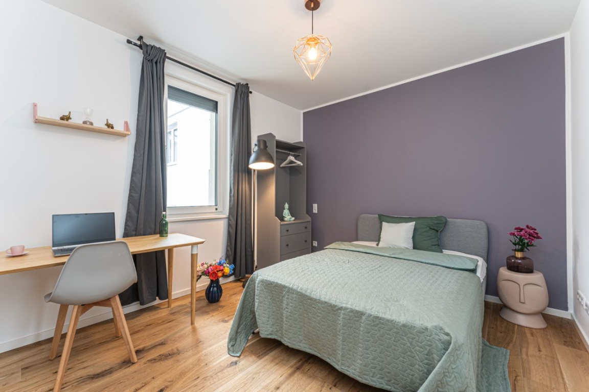 Modernes Zimmer in ruhiger Wohngegend in der Cunostraße