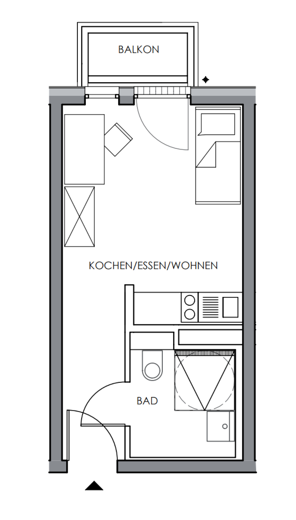 All-Inclusive: Vollmöbliertes Apartment im „Alfons & Augusta“ (01.10.2026 - 28.02.2027) – Augustastraße 20, 52070 Aachen Mitte – Vorschaubild 13