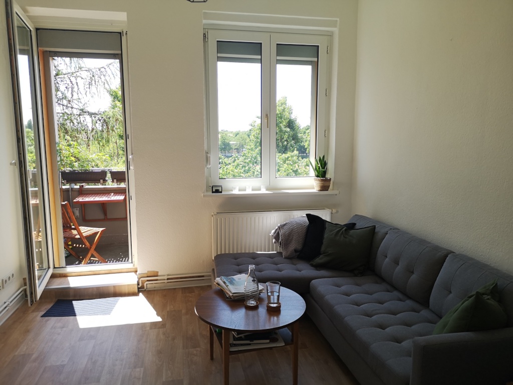 Wohnung Tempelhof Burchardstraße - Living room in summer