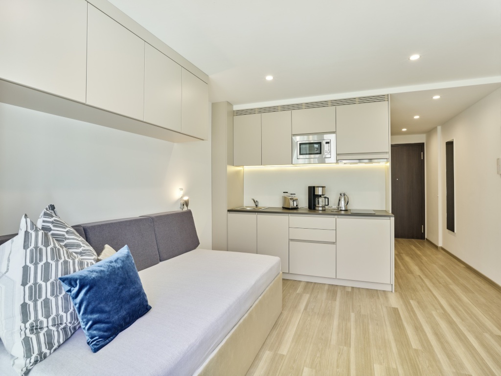 Wunderschönes voll möbliertes 1-Zimmer-Apartment Basic in Stuttgart - ab 6 Monaten Mindestmietdauer