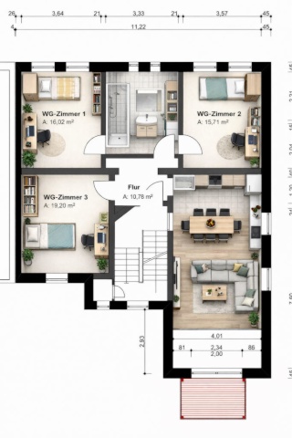 Imagen del anuncio: 3er WG Wohnung zu vermieten