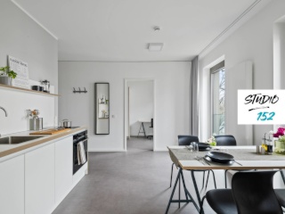 Anzeigenbild: STUDENTS ONLY: Studio 152 - modernes Zimmer in einer 3er-WG mit EBK, ALL-IN-MIETE, UVM. im Wiesbadener Rheingauviertel