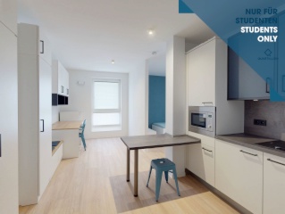 Anzeigenbild: Stylisches Apartment für Studierende – wohnen im Quartillion Wiesbaden