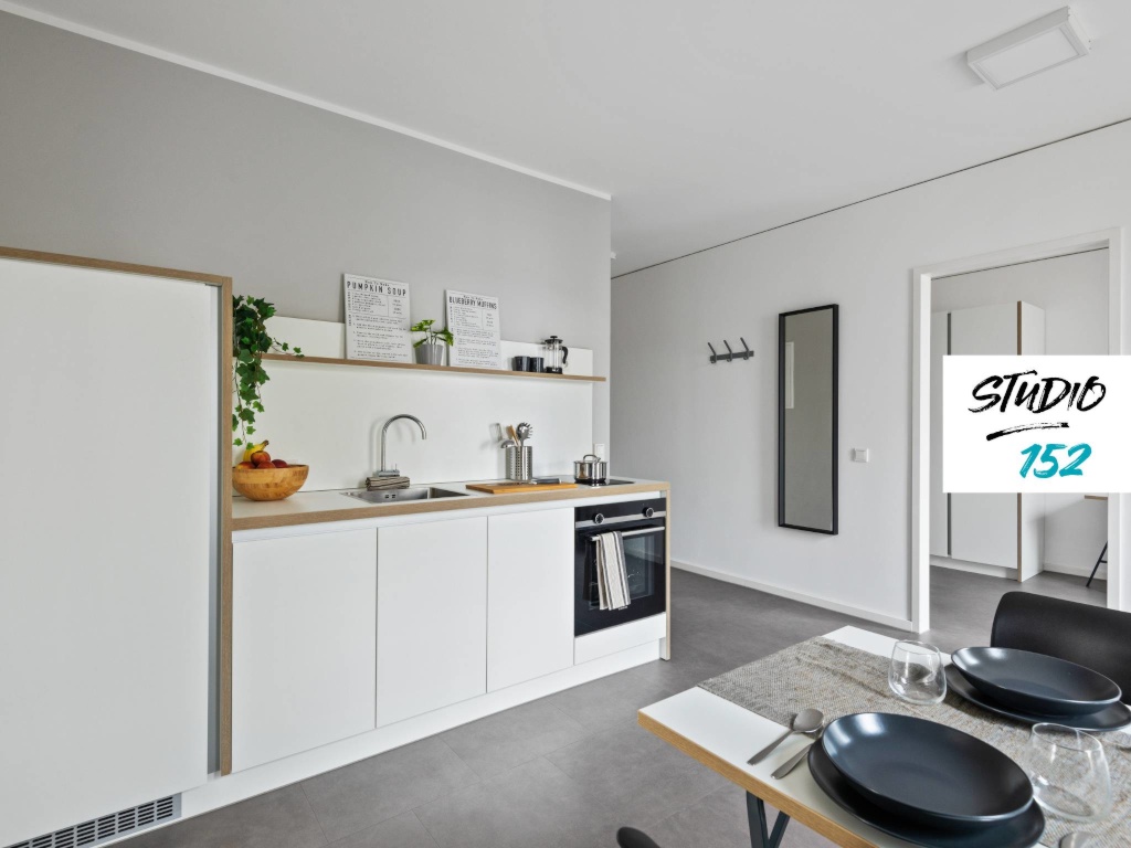 STUDENTS ONLY: Studio 152 - modernes Zimmer in einer 3er-WG mit EBK, ALL-IN-MIETE, UVM. im Wiesbadener Rheingauviertel – Dotzheimer Straße 152, 65197 Wiesbaden Biebrich – Vorschaubild 2