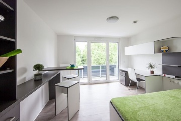 🏠 Möblierte 1-Zimmer Wohnung in der Nähe Nürnberg Hbf – iLive Junges - 🏠 Fully Furnished Single Room Apartment near Nürnberg Hbf – iLive Junges