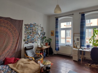 Großes Zimmer in gemütlicher WG
