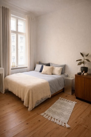 Helles Zimmer in 2-Personen-Wohnung / Weserstraße, Neukölln / ab Mai (langfristig) ✨/ 🇬🇧 ENG: Bright Room in 2-Person Apartment / Weserstraße, Neukölln / Available from May (Long-Term) ☁️