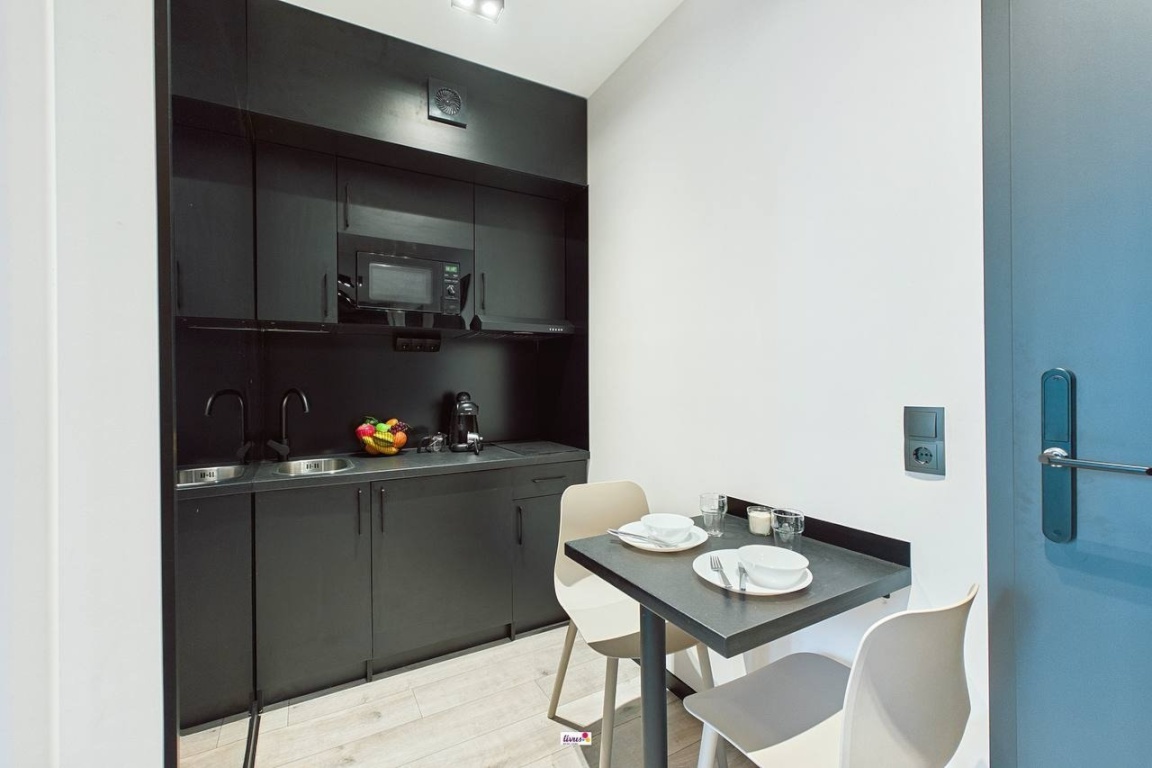 1 Room Flat Mitte Rheinlanddamm 99 - Küche