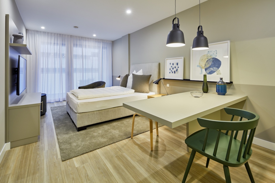 Wunderschönes voll möbliertes 1-Zimmer-Apartment Smart in Stuttgart - ab 6 Monaten Mindestmietdauer
