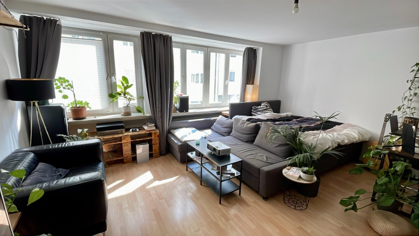 Möbliertes 1-Zimmer-Apartment in der Maxvorstadt – zentrale, ruhige Lage, top Anbindung
