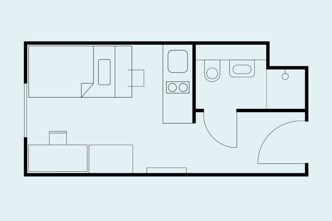 Estudio Neuhausen-Nymphenburg Hanebergstraße 2 - Floor plan