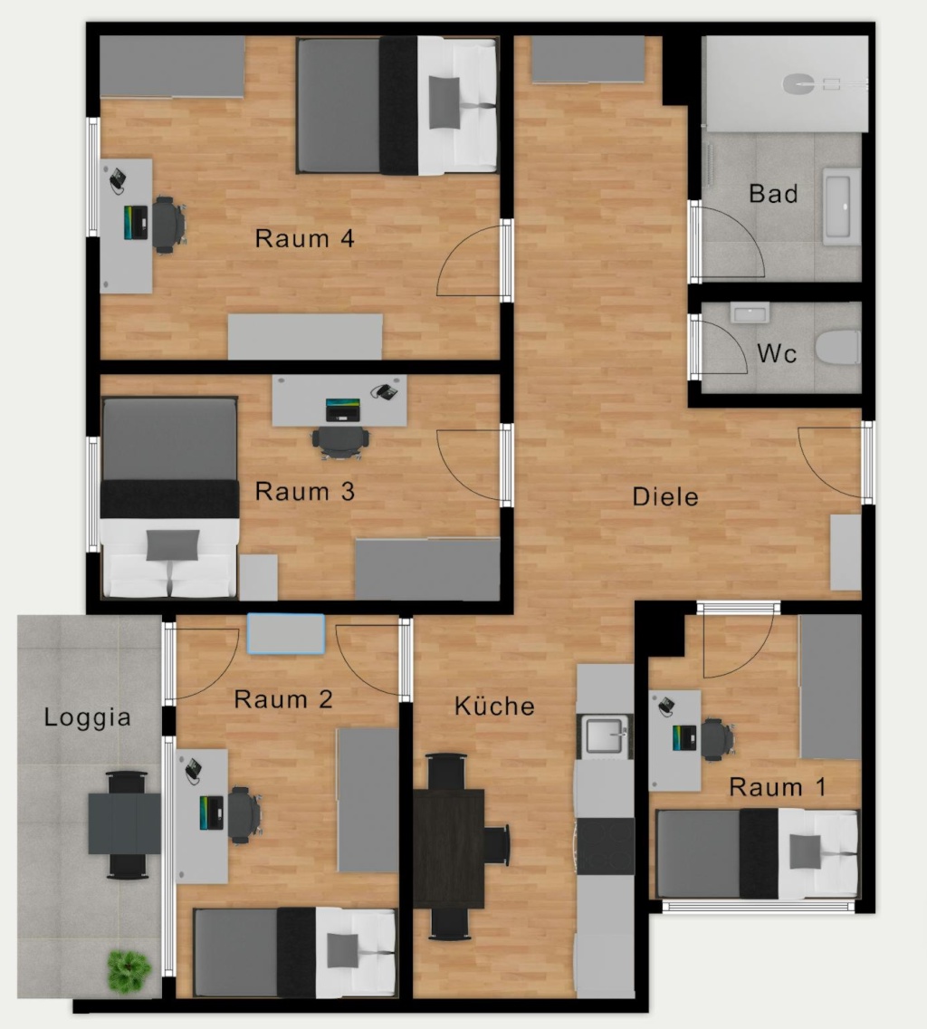 WG-Zimmer München Gustav-Schiefer-Straße - Bild 1