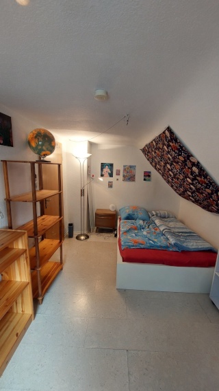 Anzeigenbild: Voll eingerichtetes Zimmer in gemütlicher Ammer-WG (~3 Monate)