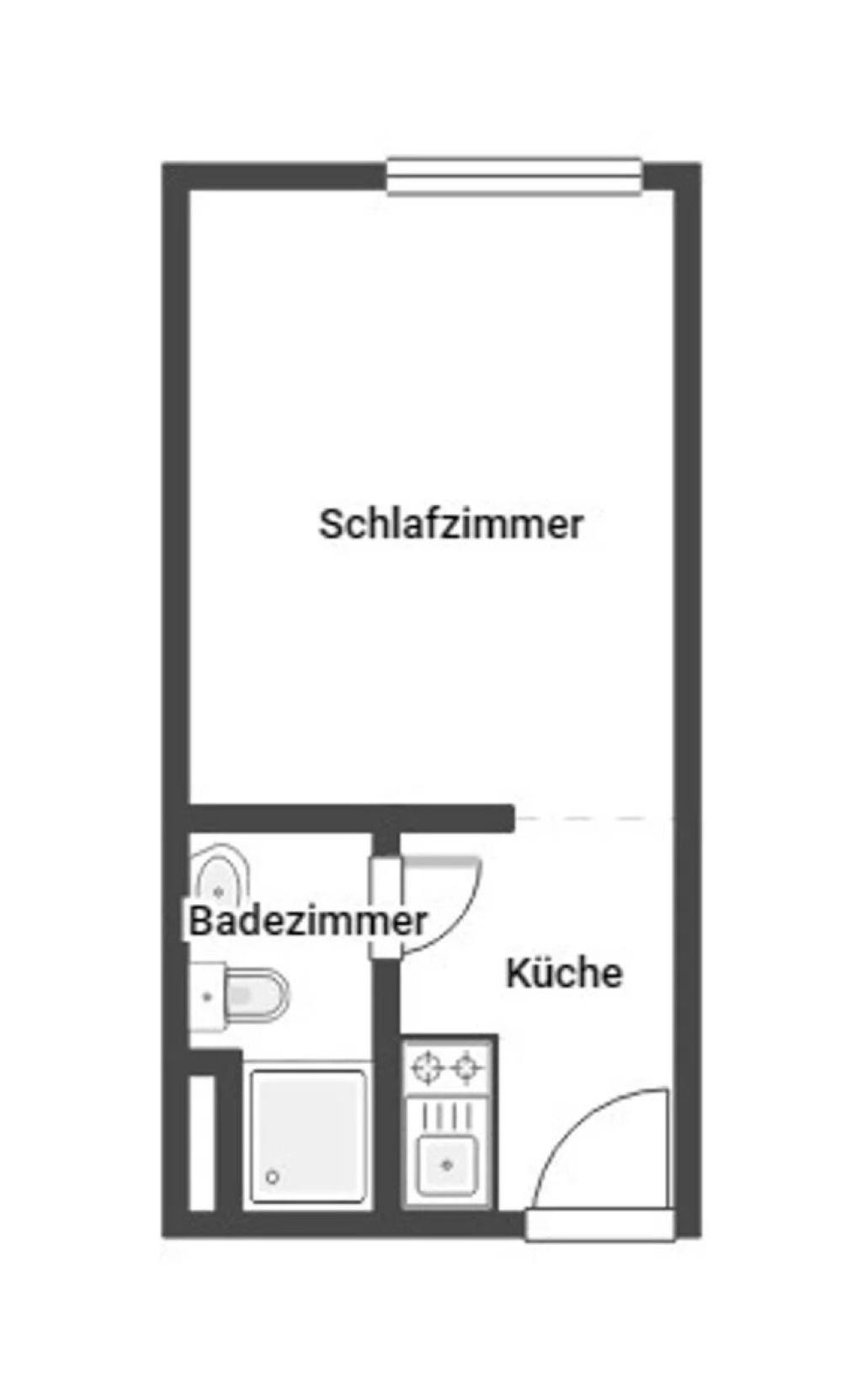1-Zimmer-Apartment in privatem Studentenwohnheim Oberstadt – Generaloberst-Beck-Straße, 55129 Mainz Oberstadt – Vorschaubild 4
