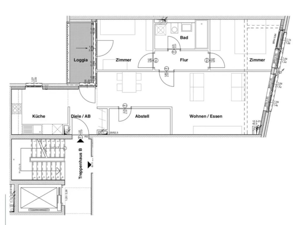 Moderne möbilierte Neubauwohnung für 1-2 Personen // Stellinger Bahnhof – Randstraße, 22525 Hamburg Stellingen – Vorschaubild 7