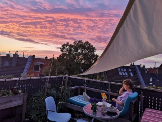Solidarische WG mit Dachterrasse und zwei Wohnzimmern sucht neue Mitbewohnis