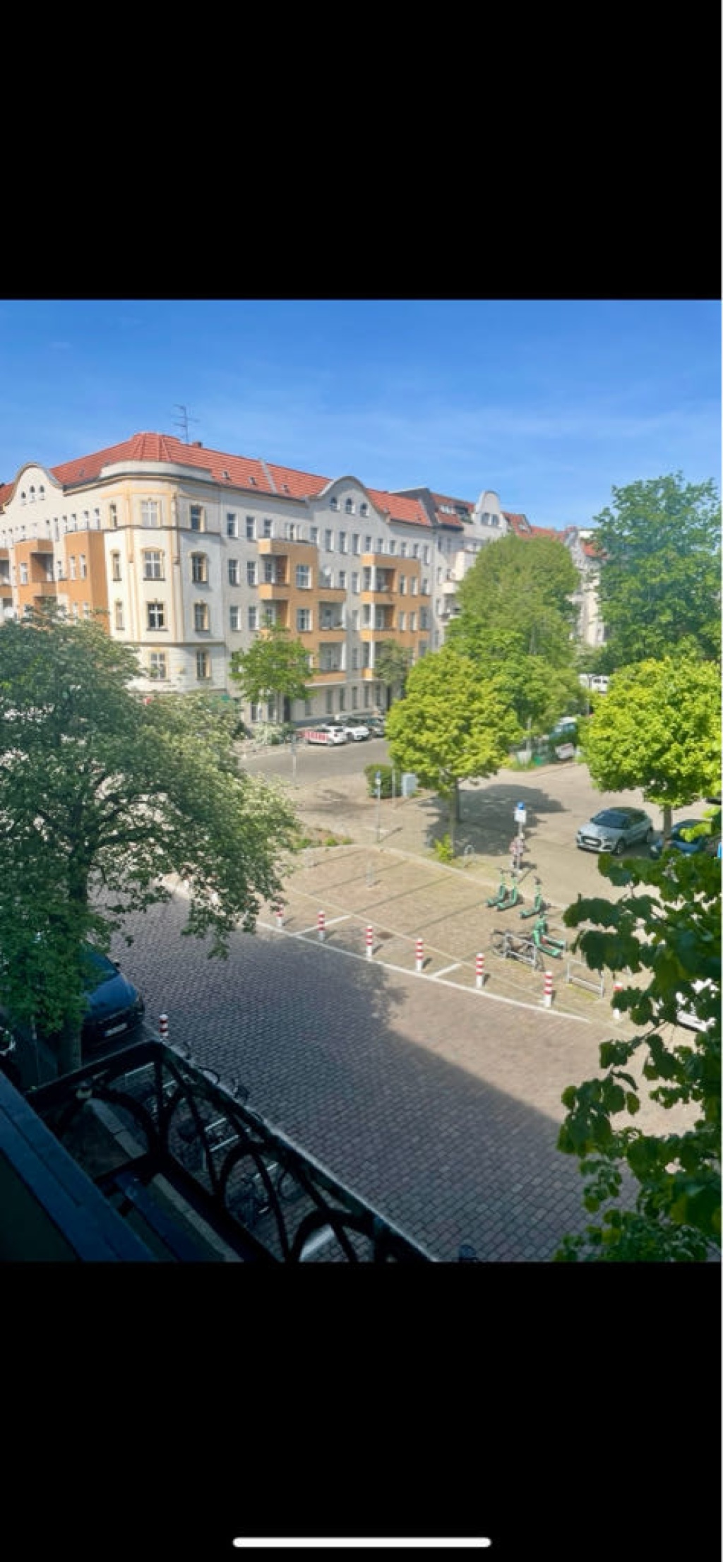 Wohnung Wedding Genter Straße 43 - Sicht vom Balkon