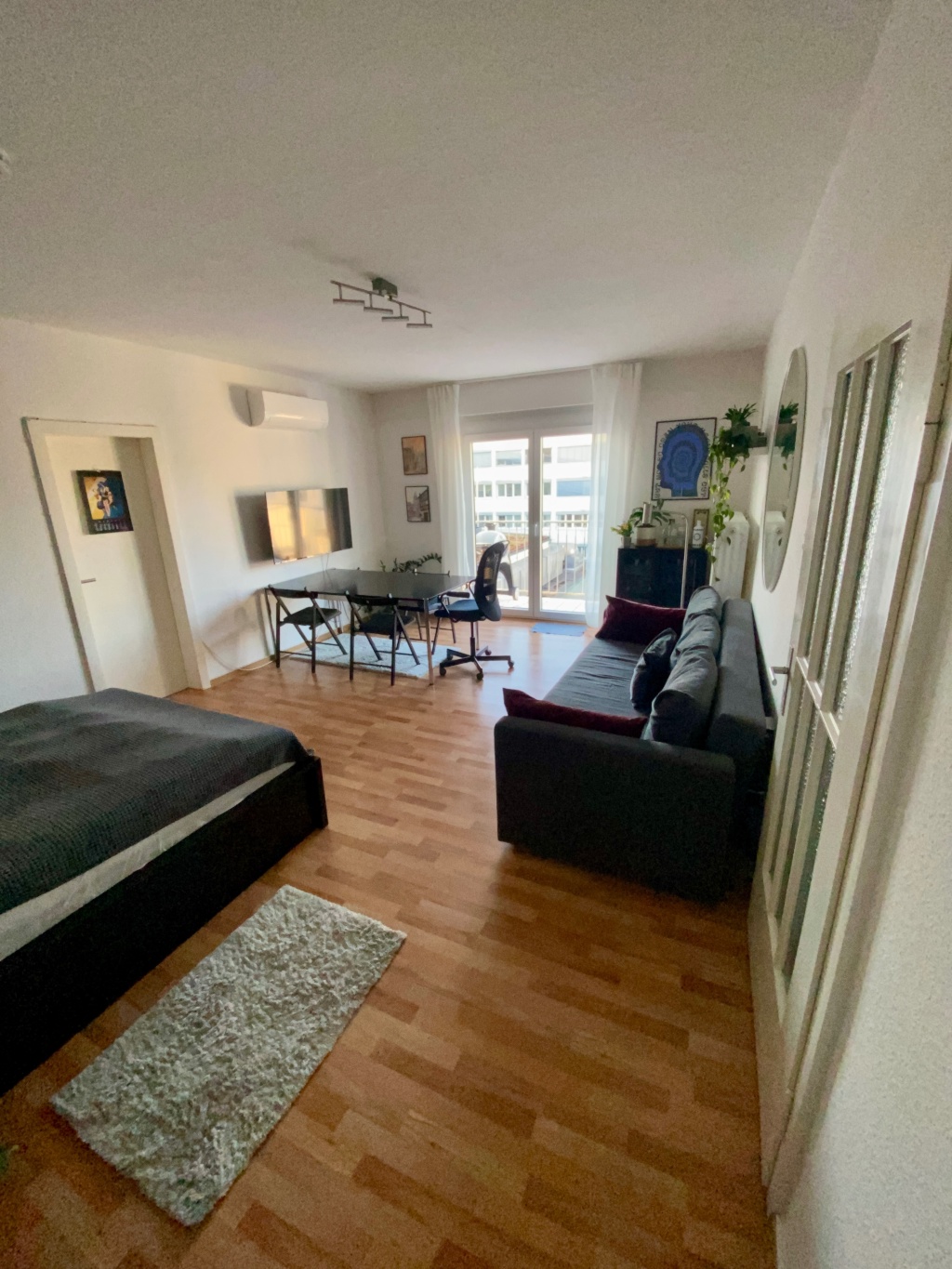 Möblierte 1-Zimmer-Wohnung mit 2 Balkonen zur Untermiete im Herzen Mannheims – 68161 Mannheim Quadrate – Vorschaubild 8