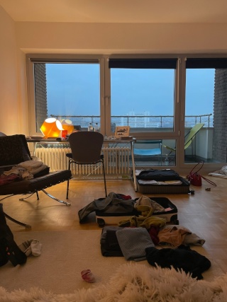 Anzeigenbild: 1-ZKB Wohnung mit Balkon am Hbf Wiesbaden (Juni–August)